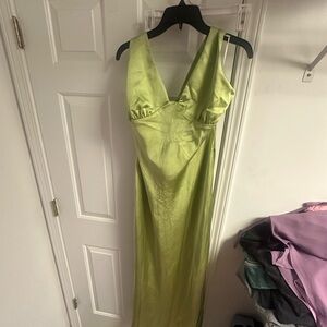 Princess Polly Lime Green Maxi Dress